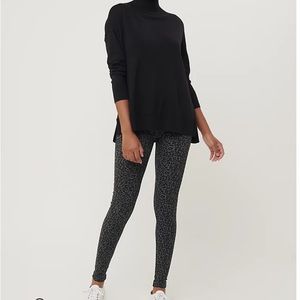 LOFT Leopard Print Ponte Leggings